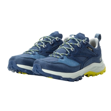 Jack Wolfskin Buty trekkingowe Cyrox Texapore Low (wodoodporne, oddychające) niebieskie męskie