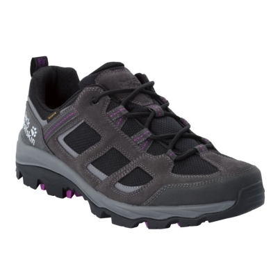 Jack Wolfskin Buty trekkingowe Vojo 3 Texapore Low (zamsz, wodoodporne) szary/fioletowy damskie