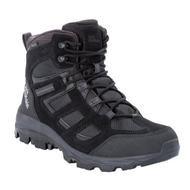 Jack Wolfskin Buty trekkingowe Vojo 3 Texapore Mid (wodoodporne, oddychające) czarne męskie