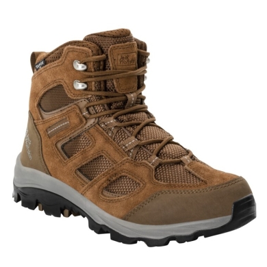 Jack Wolfskin Buty trekkingowe Vojo 3 Texapore Mid (wodoodporne, oddychające) brązowe Damskie