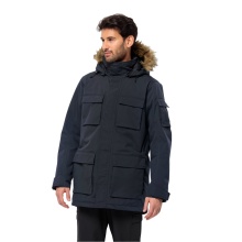 Jack Wolfskin Zimowy Parka Glacier Canyon (wodoodporny i wiatroszczelny, bez PFC) granatowy męski