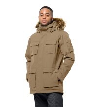 Jack Wolfskin Parka Glacier Canyon (wodoodporny i wiatroszczelny, bez PFC) 2022 beżowy męski