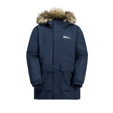 Jack Wolfskin Kurtka zimowa Cosy Bear 3w1 Parka (z polarową wewnętrzną kurtką, wodoodporna, wiatroszczelna) granatowa dziewczęca