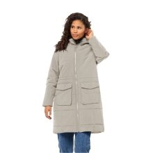 Jack Wolfskin Zimowy płaszcz White Frost Parka (wiatroszczelny, wodoodporny, oddychający) jasnoszary Damski