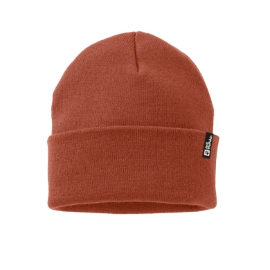 Jack Wolfskin Zimowa czapka (Beanie) Rib - brązowa Damska