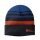 Jack Wolfskin Zimowa czapka (Beanie) Stripy Knit - ciemnoniebieska Dziecięca