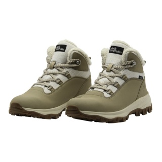 Jack Wolfskin Buty zimowe Everquest Mid Texapore (ciepłe, wodoodporne, bez PFC) zielone damskie