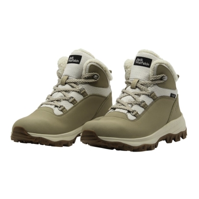 Jack Wolfskin Buty zimowe Everquest Mid Texapore (ciepłe, wodoodporne, bez PFC) zielone damskie