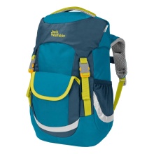 Jack Wolfskin Plecak turystyczny dla dzieci Kids Explorer (wyjmowana mata do siedzenia) niebieski Everest 16 litrów