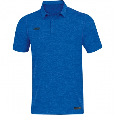 JAKO Sport/Czas wolny Polo Premium Basics (Jersey z poliestru i elastanu) niebieski melanz męski