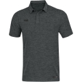 JAKO Sport/Czas wolny Polo Premium Basics (Jersey z poliestru i elastanu) ciemnoszary melanż Mężczyźni