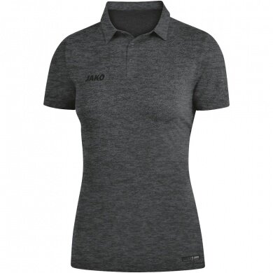 JAKO Sport/Czas wolny Polo Premium Basics (Jersey z poliestru i elastanu) ciemnoszary melanż Damski