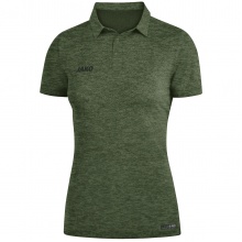 JAKO Sport/Czas wolny Polo Premium Basics (Jersey z poliestru i elastanu) khaki/zielony melange Damskie