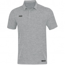 JAKO Sport/Czas wolny Polo Premium Basics (Jersey z poliestru i elastanu) jasnoszary melanż Męski