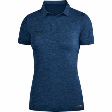 JAKO Sport/Czas wolny Polo Premium Basics (Jersey z poliestru i elastanu) ciemnoniebieski melanż Damski