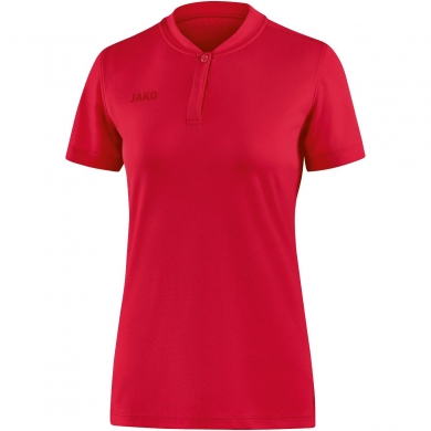 JAKO Sport-Polo Prestige (100% Poliester-Jacquard) czerwony Damski