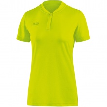 JAKO Sport-Polo Prestige (100% Poliester-Jacquard) limonkowy Damski