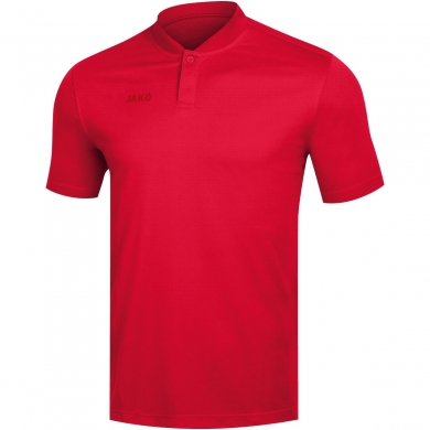 JAKO Sport-Polo Prestige (100% poliester-Jacquard) czerwony mężczyźni