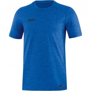 JAKO Sport/Czas wolny T-shirt Premium Basics (Jersey z poliestru i elastanu) niebieski melange Mężczyźni