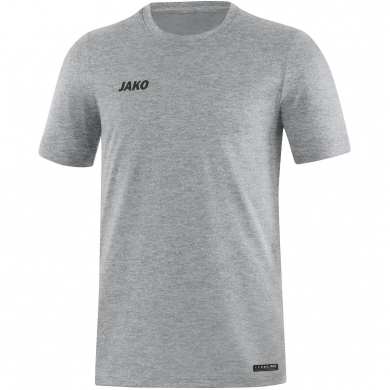 JAKO Sport/Czas wolny T-shirt Premium Basics (Jersey z poliestru i elastanu) jasnoszary melange Męski