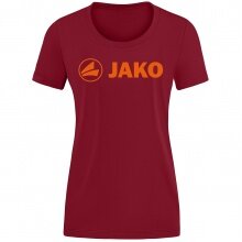 JAKO Koszulka Freizeit-Shirt Promo (Bawełna organiczna) bordowa Damska