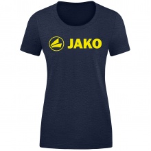 JAKO Koszulka Freizeit-Shirt Promo (Bawełna organiczna) niebieska melange Damska