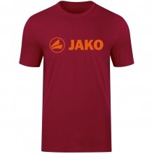 JAKO Koszulka Freizeit-Tshirt Promo (Bawełna organiczna) bordowa Męska