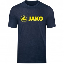 JAKO T-shirt rekreacyjne Promo (Bawełna organiczna) niebiesko-melanzowy męski