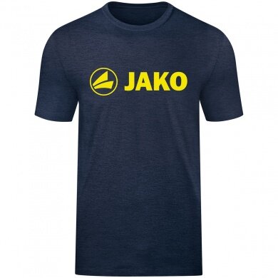 JAKO T-shirt rekreacyjne Promo (Bawełna organiczna) niebiesko-melanzowy męski