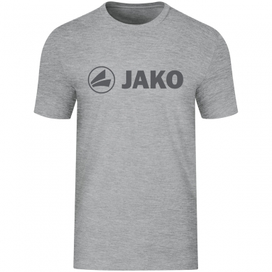 JAKO Koszulka Freizeit-Tshirt Promo (Bawełna organiczna) jasnoszara melanż Męska