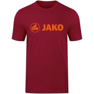 JAKO T-shirt rekreacyjne Promo (Bawełna organiczna) bordowy chłopcy