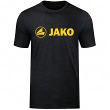 JAKO T-shirt rekreacyjne Promo (Bawełna organiczna) czarnomelanzowy/żółty dla chłopców