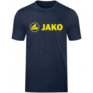 JAKO T-shirt rekreacyjne Promo (Bawełna organiczna) niebiesko-melanzowy dla chłopców