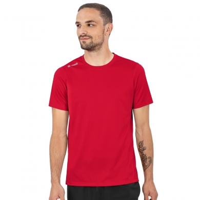 JAKO T-shirt biegowe Run 2.0 (Poliester-Micro-Mesh) czerwony męski