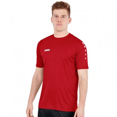 JAKO Koszulka sportowa Trikot Team Krótki rękaw (100% poliester) czerwony Mężczyźni