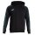 Kurtka z kapturem Joma Elite XI Full-Zip (fleece) czarna/antracytowa Męska