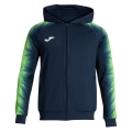 Joma Kurtka z kapturem Elite XI Full-Zip (fleece) granatowa/żółta Męska