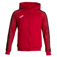 Joma Kurtka z kapturem Elite XI Full-Zip (fleece) czerwona Męska