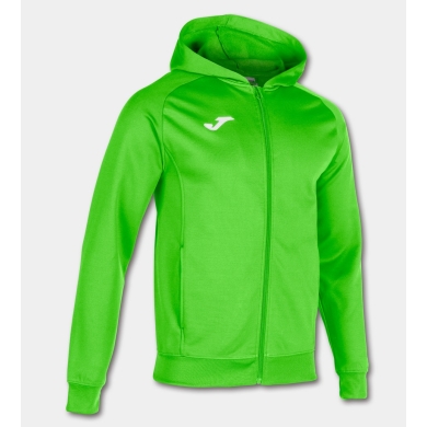 Joma Kurtka z kapturem Menfis Hoodie Full-Zip neonowa zieleń Męska