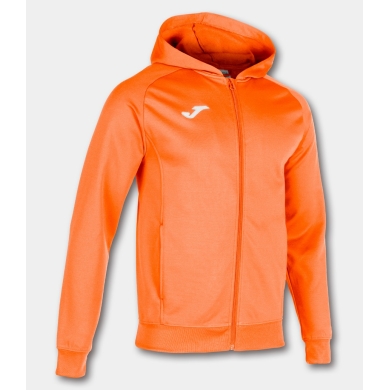 Joma Kurtka z kapturem Menfis Hoodie Full-Zip neonpomarańczowy męski