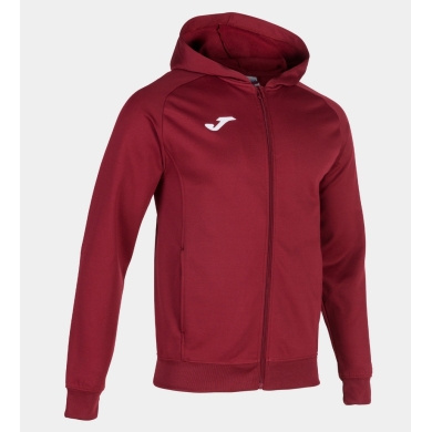 Joma Kurtka z kapturem Menfis Hoodie Full-Zip bordowa męska