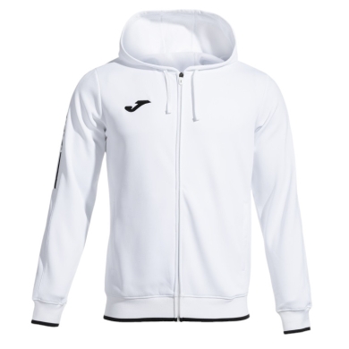 Joma Kurtka z kapturem Olimpiada Full-Zip (fleece) biała męska