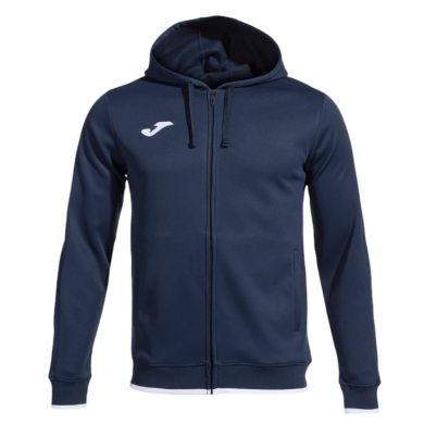 Joma Kurtka z kapturem Olimpiada Full-Zip (Fleece) granatowa męska