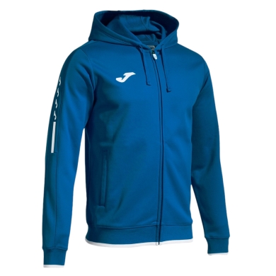 Joma Kurtka z kapturem Olimpiada Full-Zip (Fleece) niebieska męska