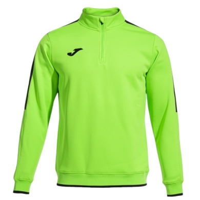 Joma Pullover Olimpiada Sweatshirt (Half-Zip, 100% Poliester) neonzielony Mężczyźni