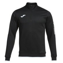 Joma Pullover Olimpiada Sweatshirt (Half-Zip, 100% Poliester) czarny męski