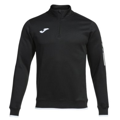 Joma Pullover Olimpiada Sweatshirt (Half-Zip, 100% Poliester) czarny męski