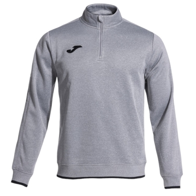 Joma Pullover Olimpiada Sweatshirt (Half-Zip, 100% Poliester) szary męski