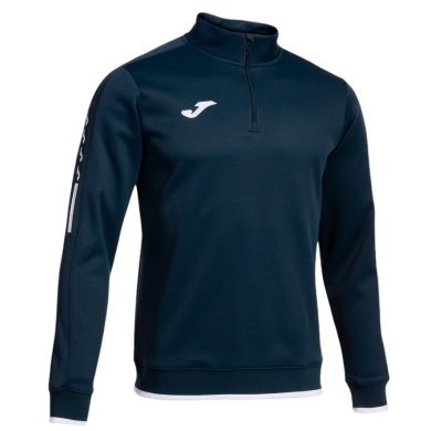 Joma Pullover Olimpiada Sweatshirt (Half-Zip, 100% Poliester) granatowy Mężczyźni