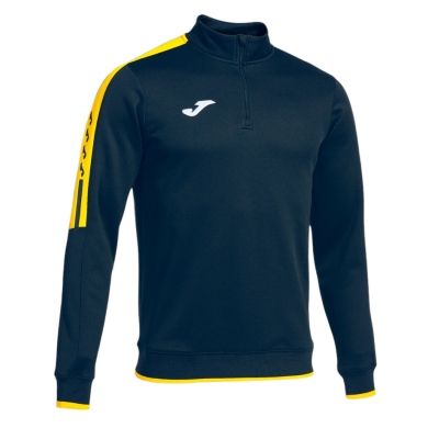 Joma Pullover Olimpiada Sweatshirt (Half-Zip, 100% Poliester) granatowy/żółty męski